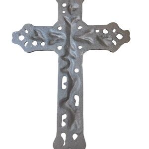 Decorative cast iron  Wall Cross 9”